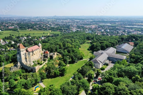 Bild auf Leinwand Standing above Vienna - Castle Liechtenstein! Austria