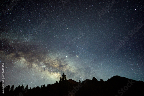 Milkyway and nightsky at the canary island of La Palma