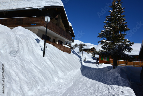 Chalets under Snow photo