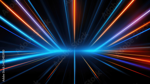 Color radiation lines science and technology background material