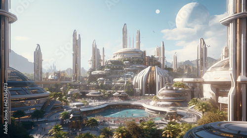 Visions of Tomorrow: Exploring an Afrofuturistic Urban Oasis