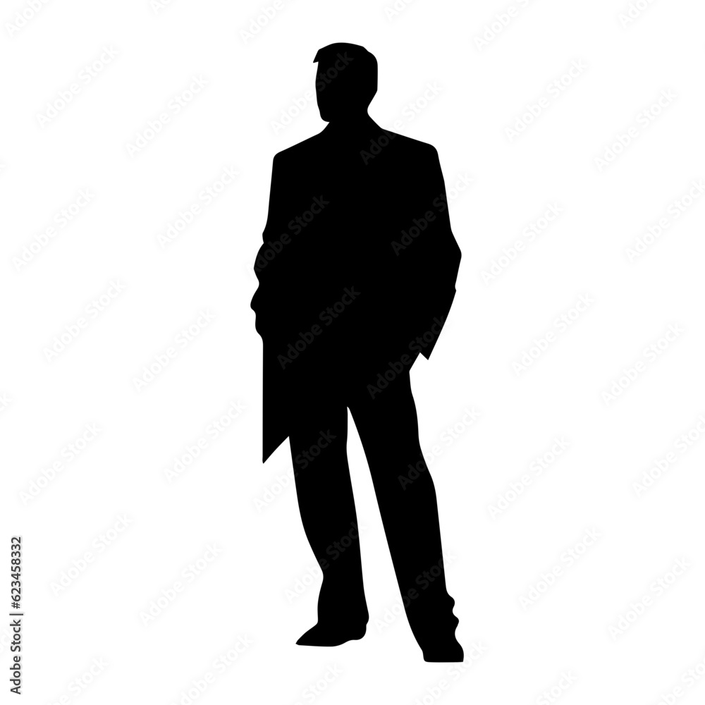 business person silhouette illustration 