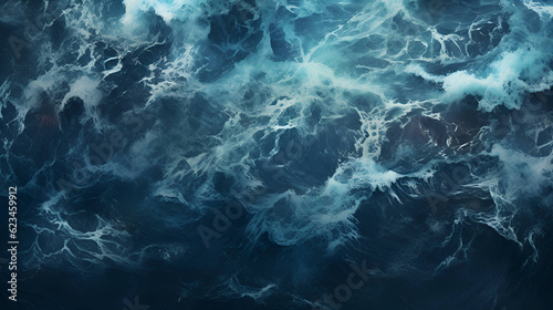 water surface with waves
