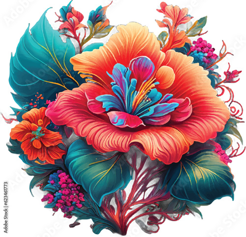 floral background with flowers