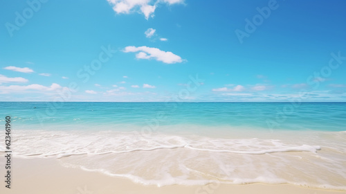 beach with sky HD 8K wallpaper Stock Photographic Image