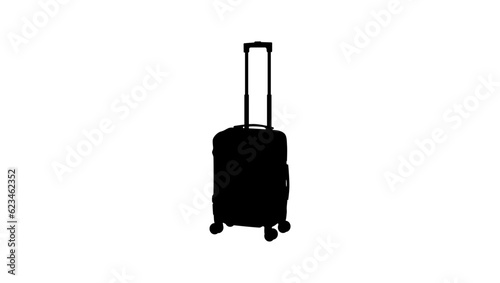 travel suitcase silhouette
