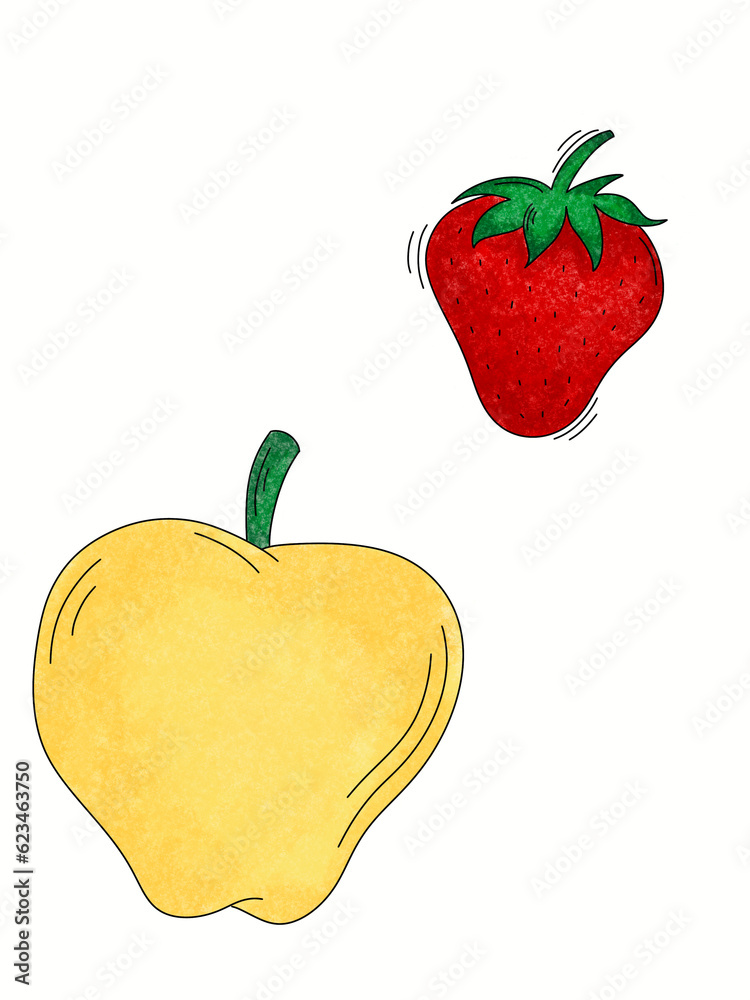 grafiki z owocami do wykorzystania