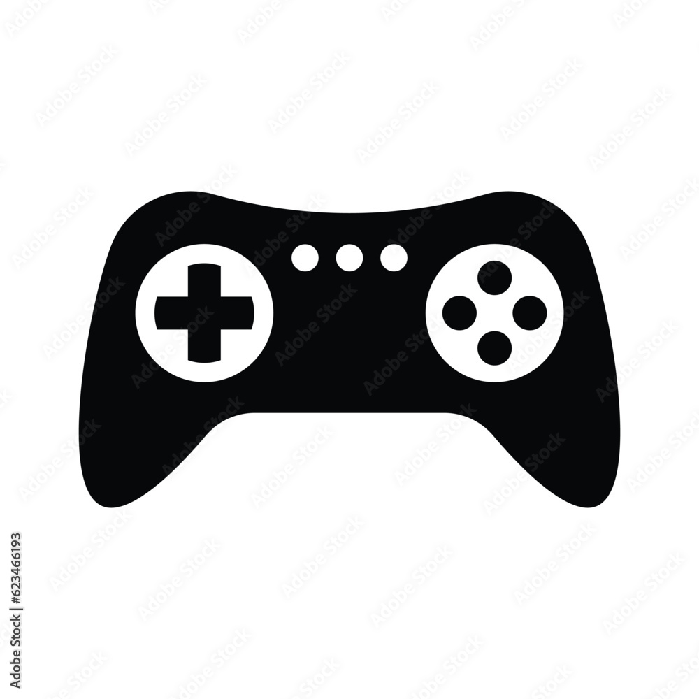game controller icon vector design template in white background game controller icon vector design template in white background