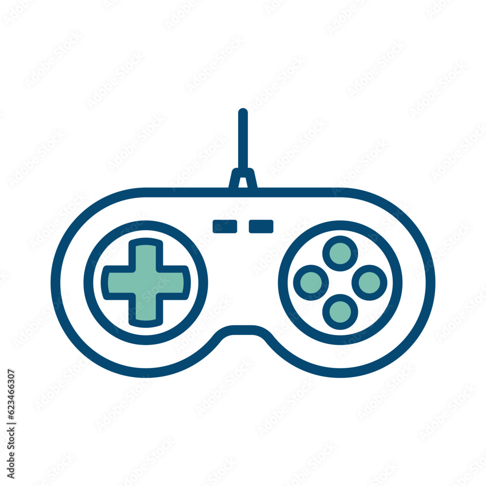 game controller icon vector design template in white background game controller icon vector design template in white background