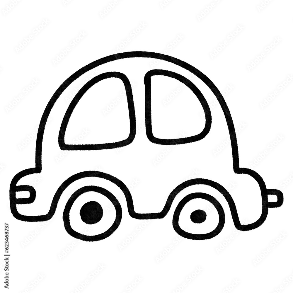 Cute car vehicle cartoon doodle Cute car vehicle cartoon doodle