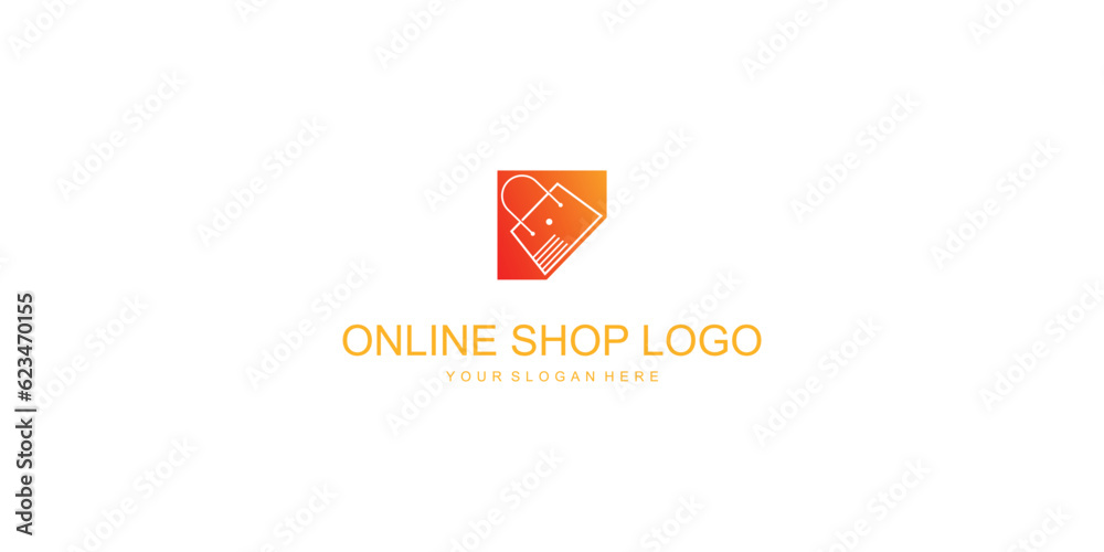 Online shop logo designs with the latest premium vector styles Online shop logo designs with the latest premium vector styles