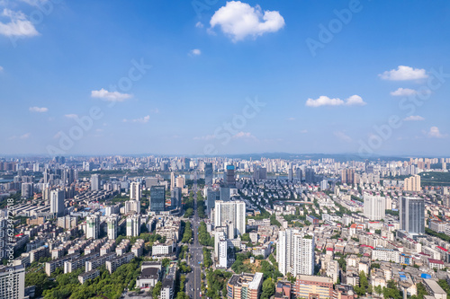 Cityscape of Zhuzhou  Hunan Province  China