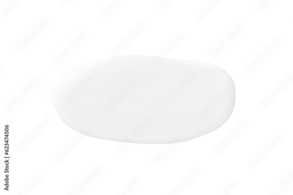 A smear of white cream on a blank background. PNG A smear of white cream on a blank background. PNG