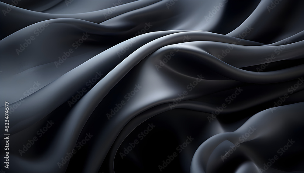 black satin fabric macro black satin fabric macro