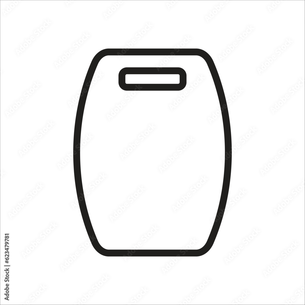 cutting board icon simple design art eps 10 cutting board icon simple design art eps 10