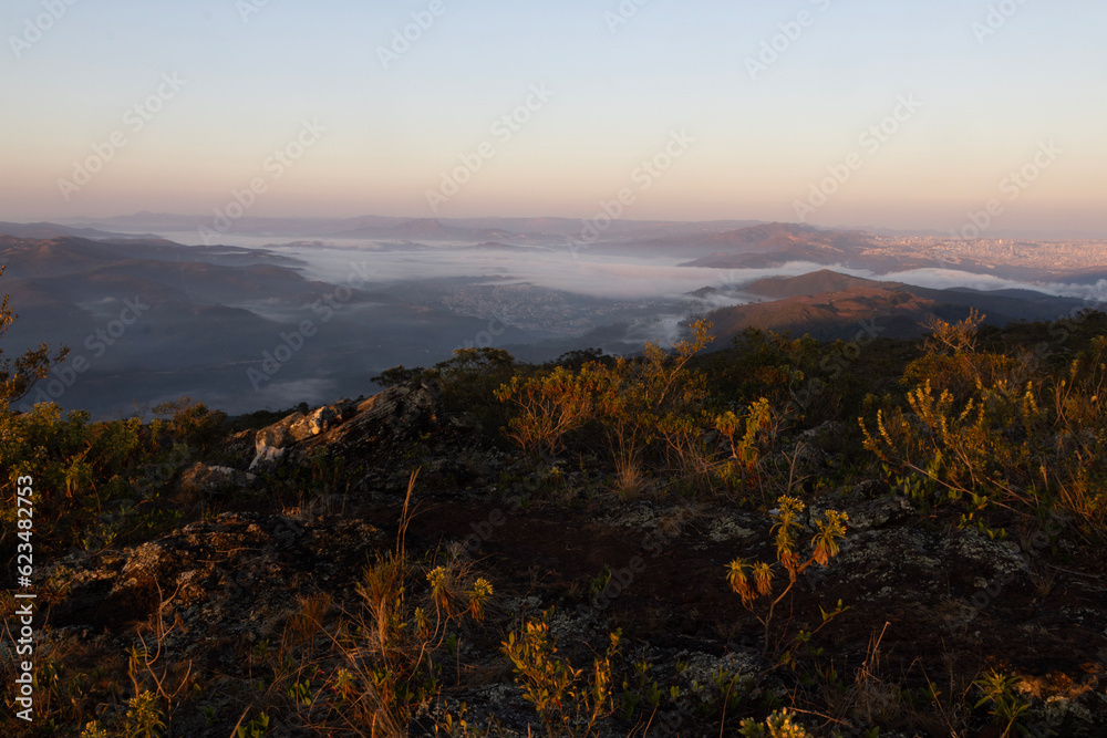 Obraz premium sunrise in the mountains