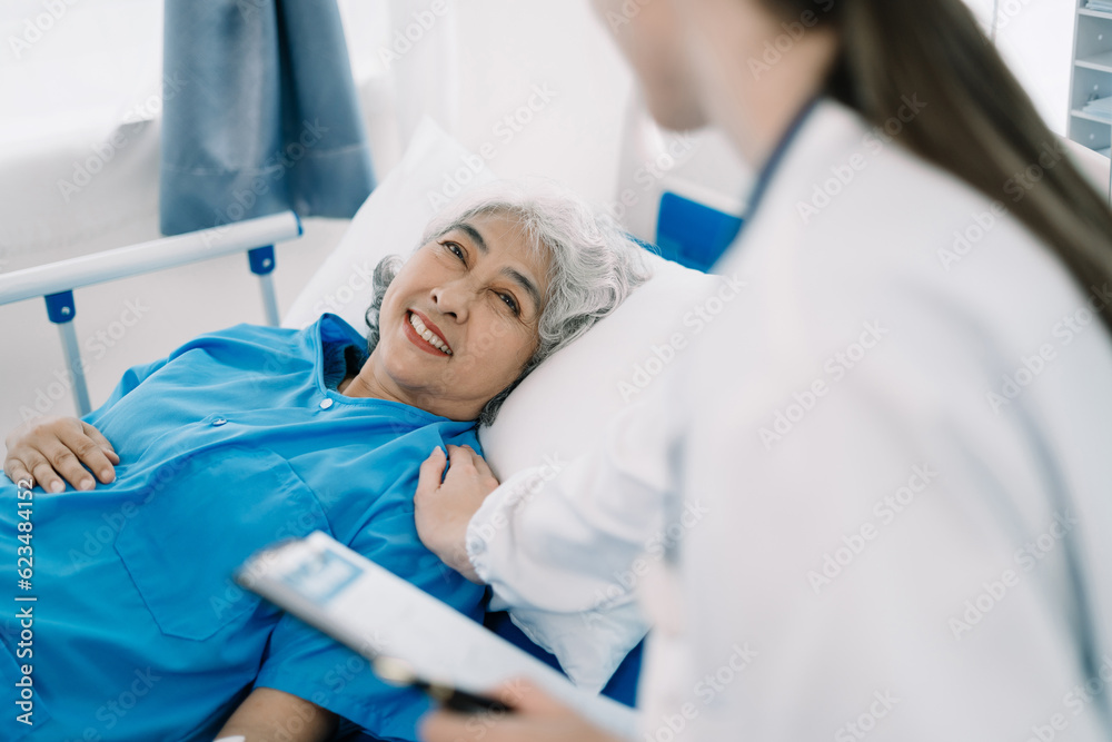 Healthcare concept of professional psychologist consulting doctor and comforting patient in psychotherapy session or health diagnosis consultation. Healthcare concept of professional psychologist consulting doctor and comforting patient in psychotherapy session or health diagnosis consultation.