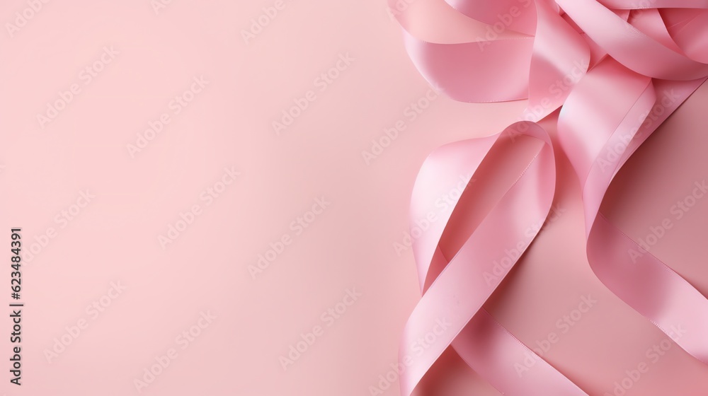 Ribbon pink copy space for background, illustration for product presentation and template design. Ribbon pink copy space for background, illustration for product presentation and template design.