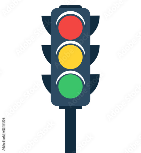 illustration of traffic light photo