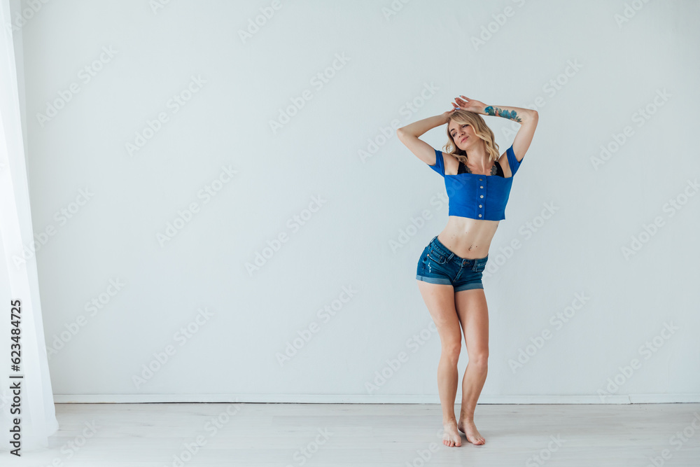 bachata kizomba latina woman dancing in the studio hall bachata kizomba latina woman dancing in the studio hall