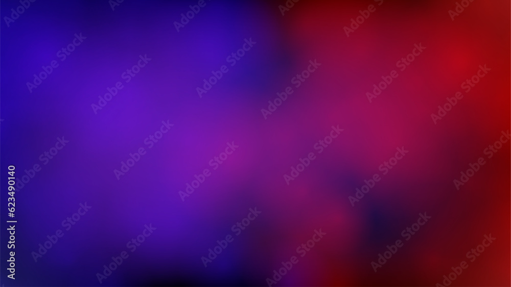 Obraz premium Red VS Blue Smoke Cloud Effect Vector Background Illustration