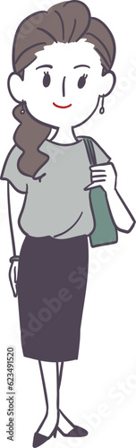 働く女性の通勤スタイル