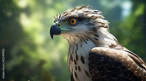 Javan Hawk Eagle bird