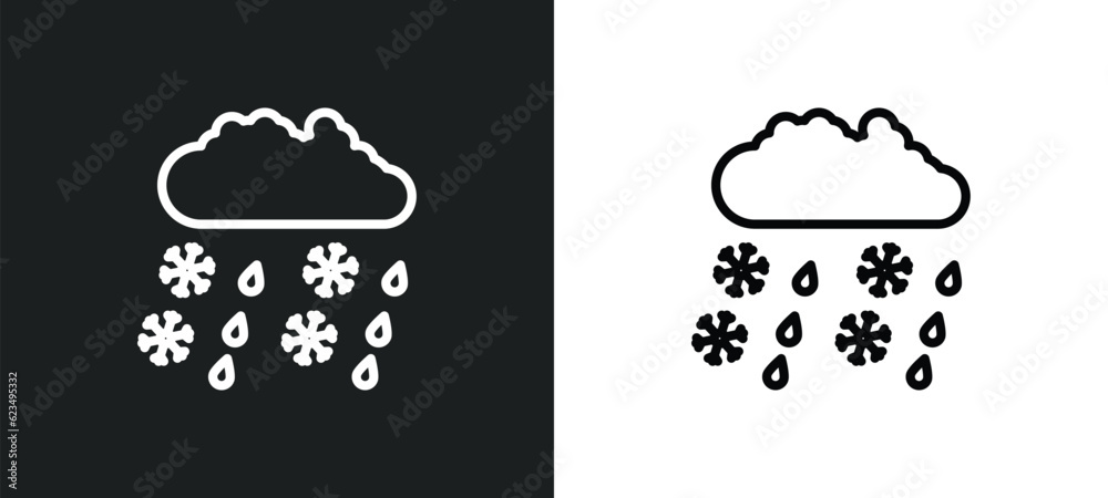 drizzle icon isolated in white and black colors. drizzle outline vector icon from weather collection for web, mobile apps and ui. drizzle icon isolated in white and black colors. drizzle outline vector icon from weather collection for web, mobile apps and ui.