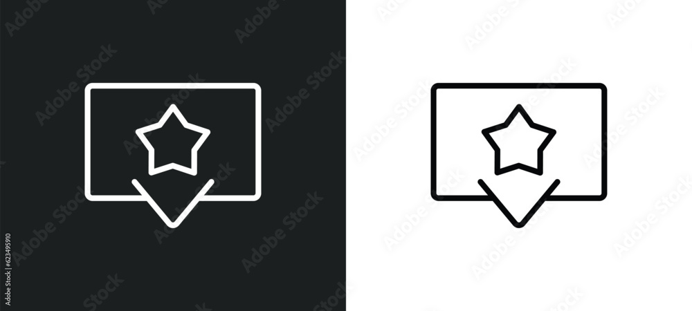 favorites button icon isolated in white and black colors. favorites button outline vector icon from user interface collection for web, mobile apps and ui. favorites button icon isolated in white and black colors. favorites button outline vector icon from user interface collection for web, mobile apps and ui.