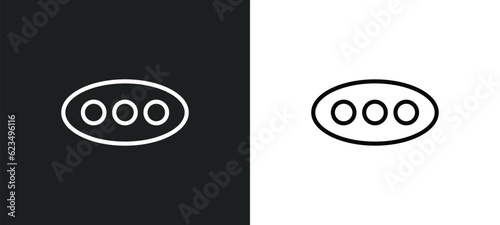 more icon isolated in white and black colors. more outline vector icon from user interface collection for web, mobile apps and ui.