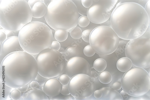 White soft light bubbles pattern of hydrogel balls as conte ,background with bubbles,background of bubbles