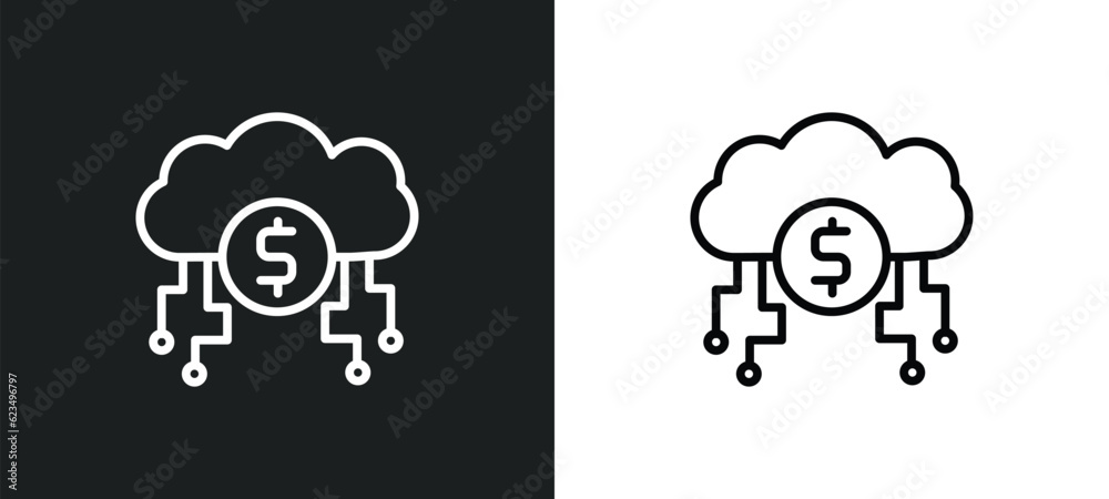 digital currency icon isolated in white and black colors. digital currency outline vector icon from user interface collection for web, mobile apps and ui. digital currency icon isolated in white and black colors. digital currency outline vector icon from user interface collection for web, mobile apps and ui.