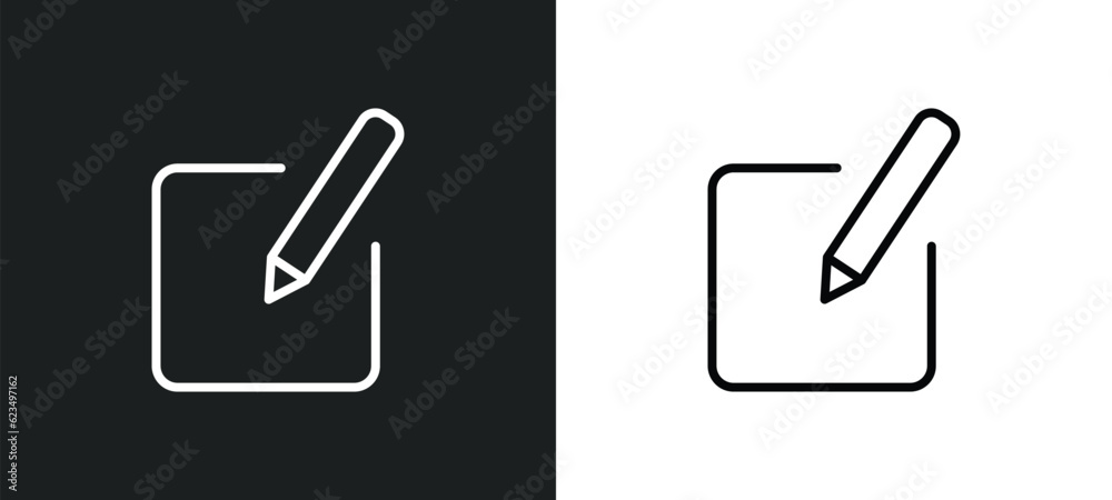 edit button icon isolated in white and black colors. edit button outline vector icon from user interface collection for web, mobile apps and ui. edit button icon isolated in white and black colors. edit button outline vector icon from user interface collection for web, mobile apps and ui.