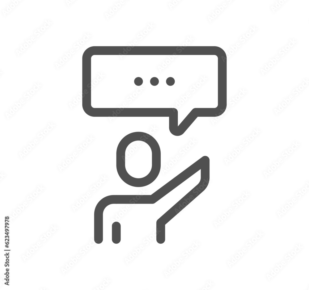 Business people related icon outline and linear vector. Business people related icon outline and linear vector.
