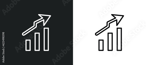 arrow heading up icon isolated in white and black colors. arrow heading up outline vector icon from user interface collection for web, mobile apps and ui.