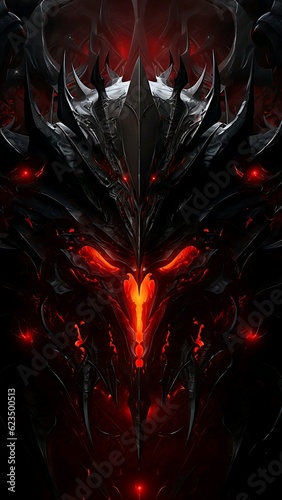 Demon abstract background