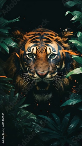 Tiger In the Forest