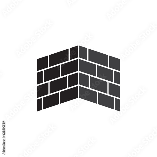 Building block icon vector illustration symbol design