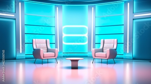 The Future of Game Shows. A Simple  Modern Setting with Two Chairs and a Whole Lot of Fun. 