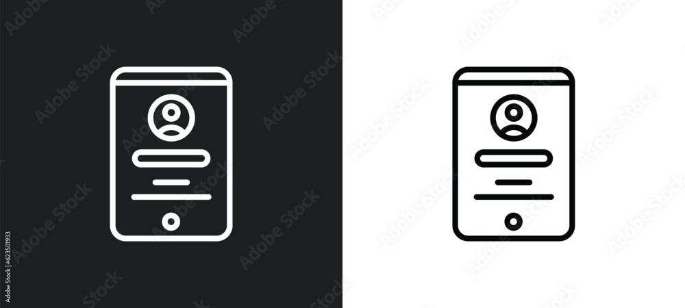 user persona icon isolated in white and black colors. user persona outline vector icon from technology collection for web, mobile apps and ui. user persona icon isolated in white and black colors. user persona outline vector icon from technology collection for web, mobile apps and ui.