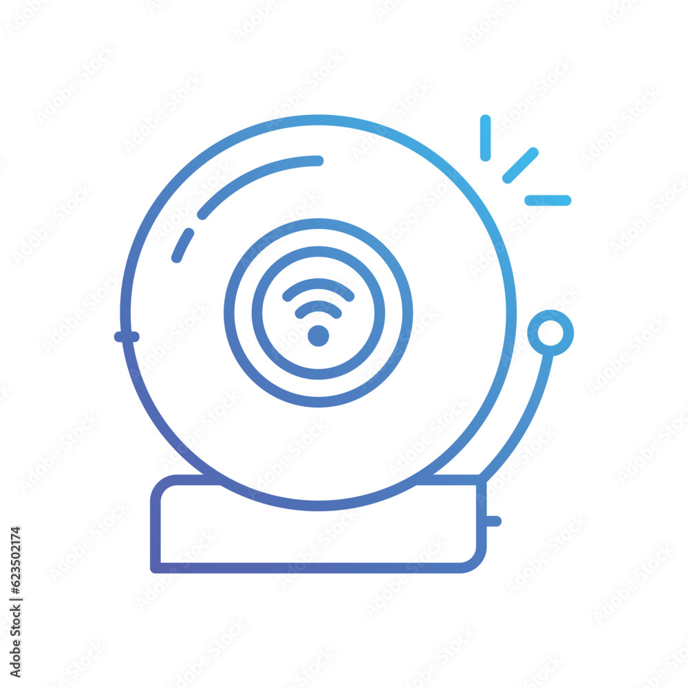 Smart Fan icon. Vector stock illustration. Smart Fan icon. Vector stock illustration.