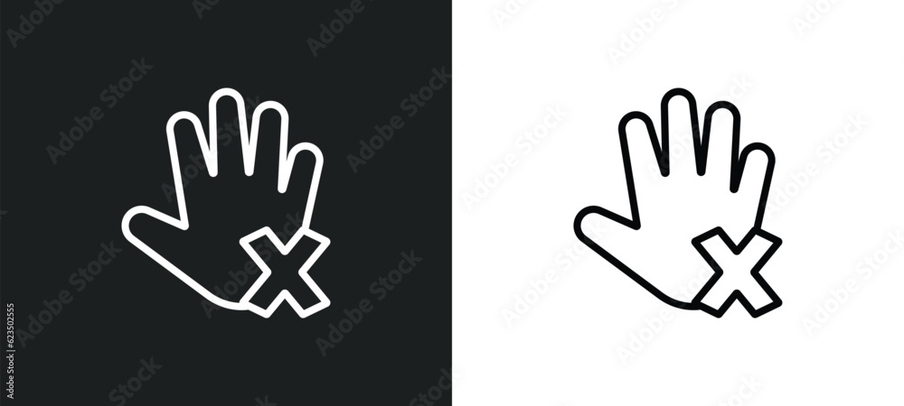 restrict icon isolated in white and black colors. restrict outline vector icon from startup stategy and collection for web, mobile apps and ui. restrict icon isolated in white and black colors. restrict outline vector icon from startup stategy and collection for web, mobile apps and ui.