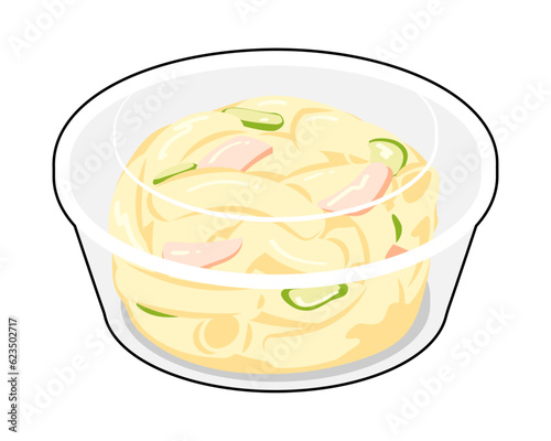カップサラダ　マカロニサラダ