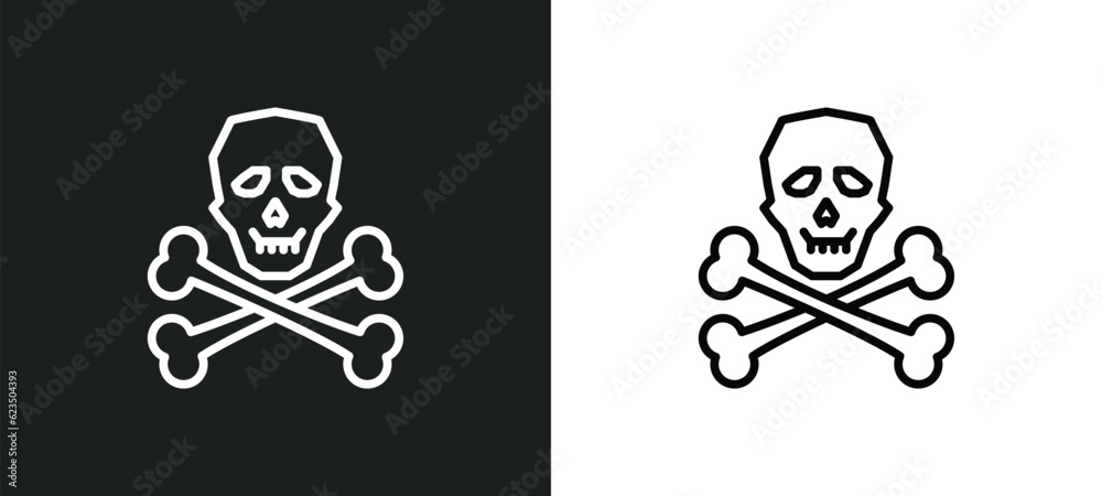 death icon isolated in white and black colors. death outline vector icon from signs collection for web, mobile apps and ui.