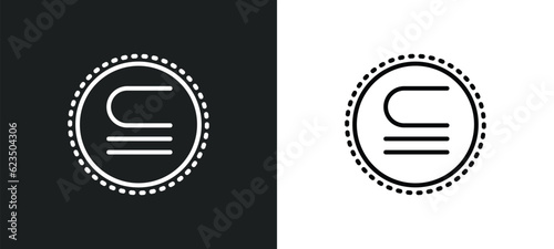is not a sub icon isolated in white and black colors. is not a sub outline vector icon from signs collection for web, mobile apps and ui.