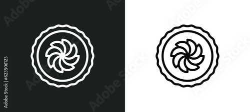 cake icon isolated in white and black colors. cake outline vector icon from religion collection for web, mobile apps and ui.