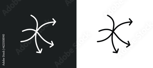 complex icon isolated in white and black colors. complex outline vector icon from people collection for web, mobile apps and ui.