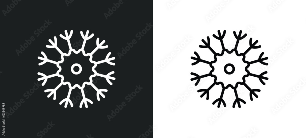 knapweed icon isolated in white and black colors. knapweed outline vector icon from nature collection for web, mobile apps and ui.