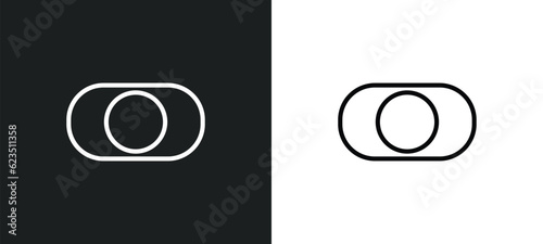 rec icon isolated in white and black colors. rec outline vector icon from music and media collection for web, mobile apps and ui.