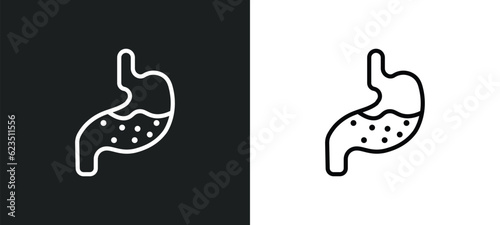 stoh icon isolated in white and black colors. stoh outline vector icon from medical collection for web, mobile apps and ui.